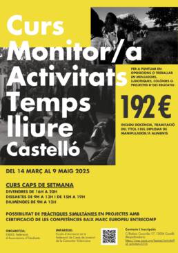 monitor activitats temps lliure infantil juvenil 2025